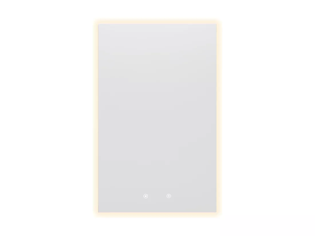 Miroir de salle de bain lumineux rectangulaire anti buée - 50 x 80 cm - MASUA