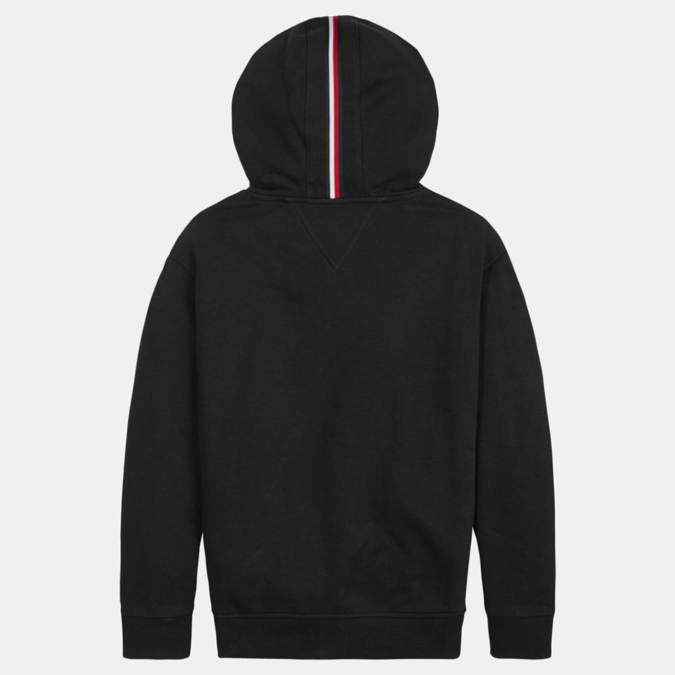 Tommy Hilfiger Sweat en Coton bio et recyclé à capuche logo noir