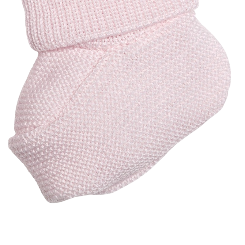Babyschuhe Merinowolle rosa