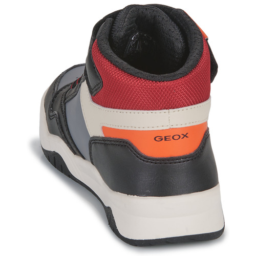 Geox - J PERTH BOY F - Noir / Gris / Orange