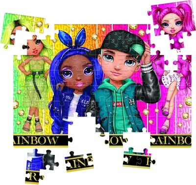 Clementoni Brilliant Rainbow High Barnepuslespill 104 Deler