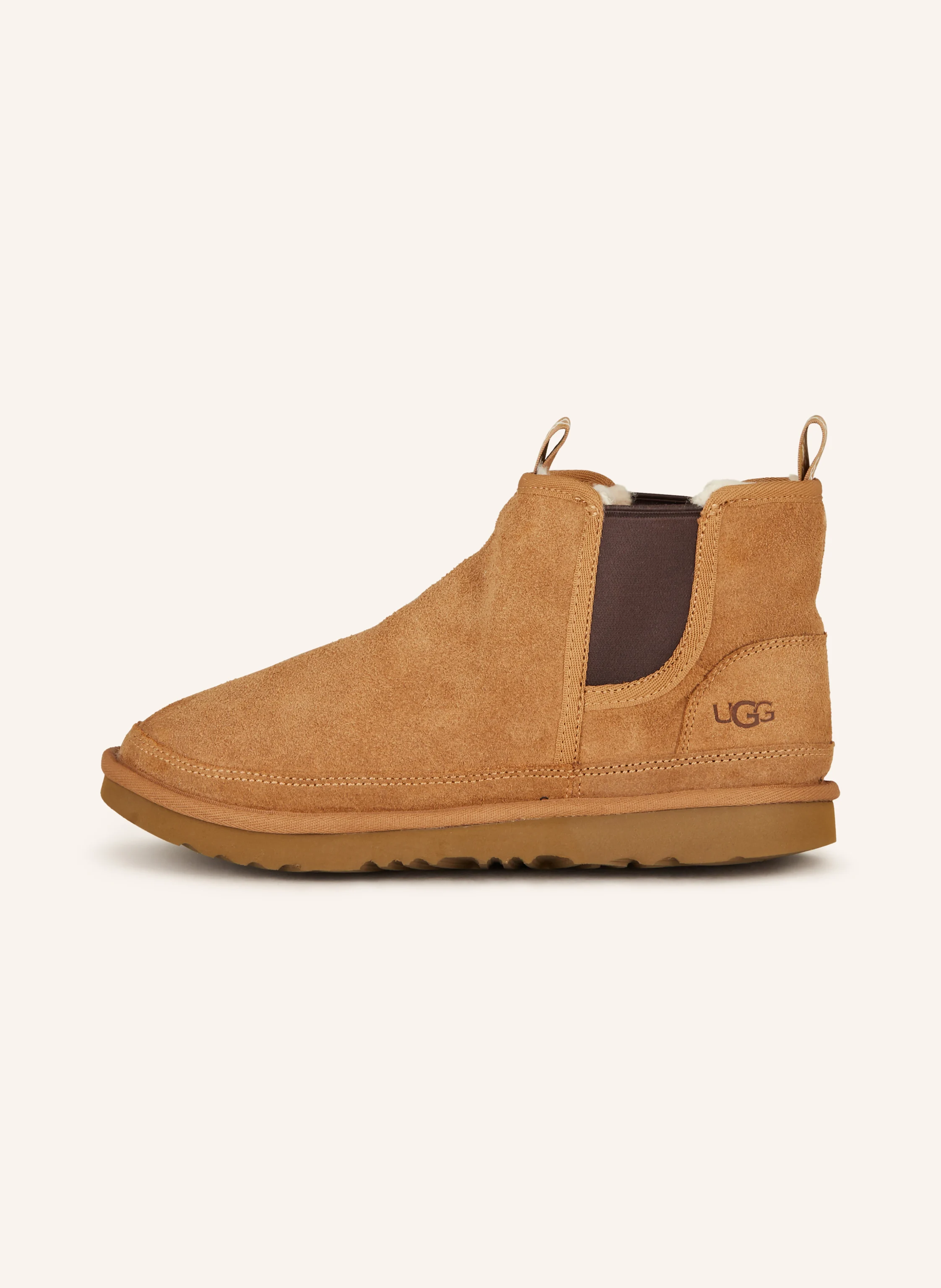 UGG Chelsea-Boots mit Kunstfell