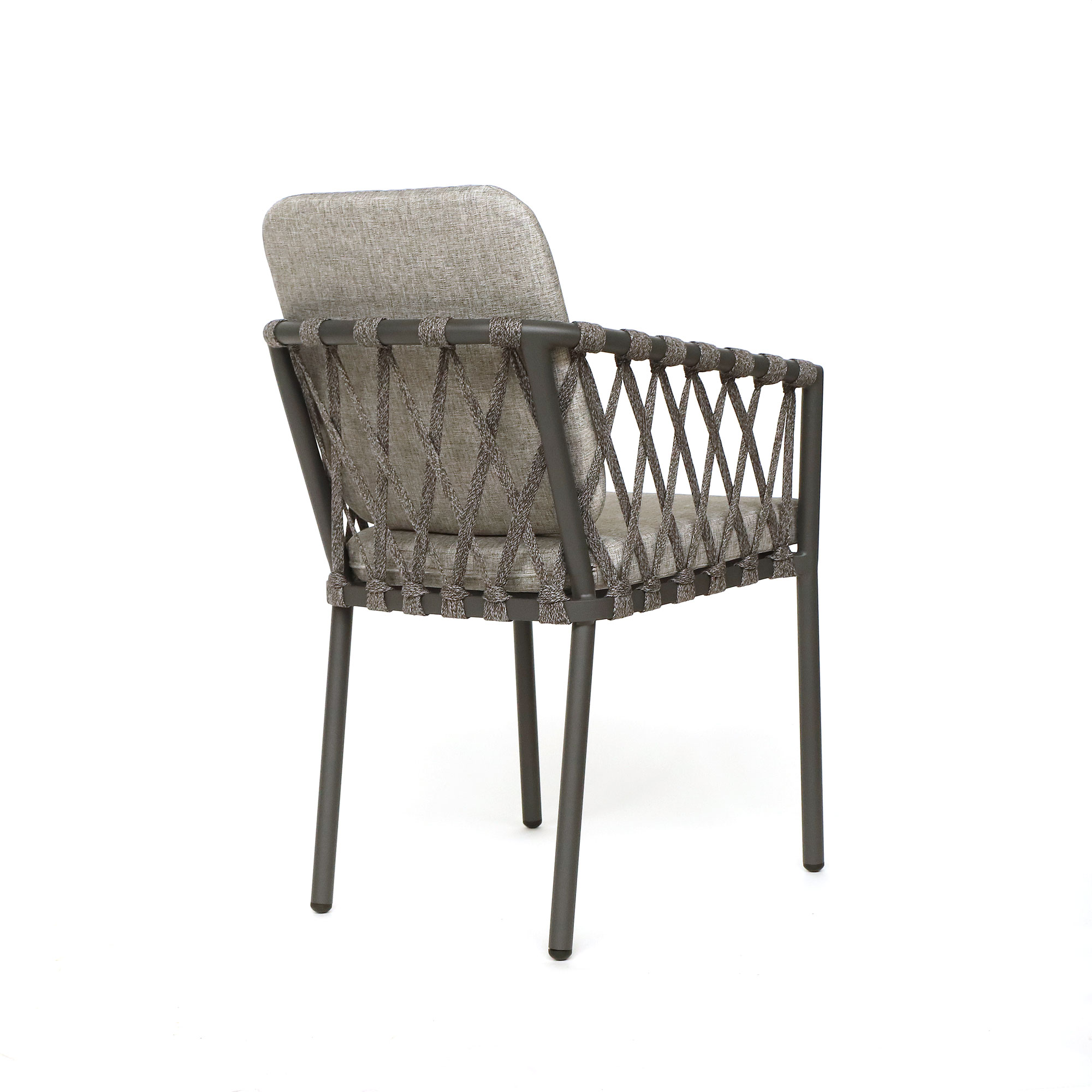 Armsessel 'Kemp' aus Aluminium, anthrazit, grau, B 56 cm, L 59 cm, H 76 cm günstig bestellen