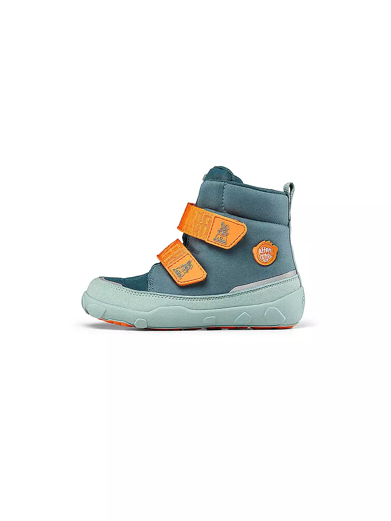 AFFENZAHN Kinder Winterstiefel VEGAN COMFY Hase hellblau