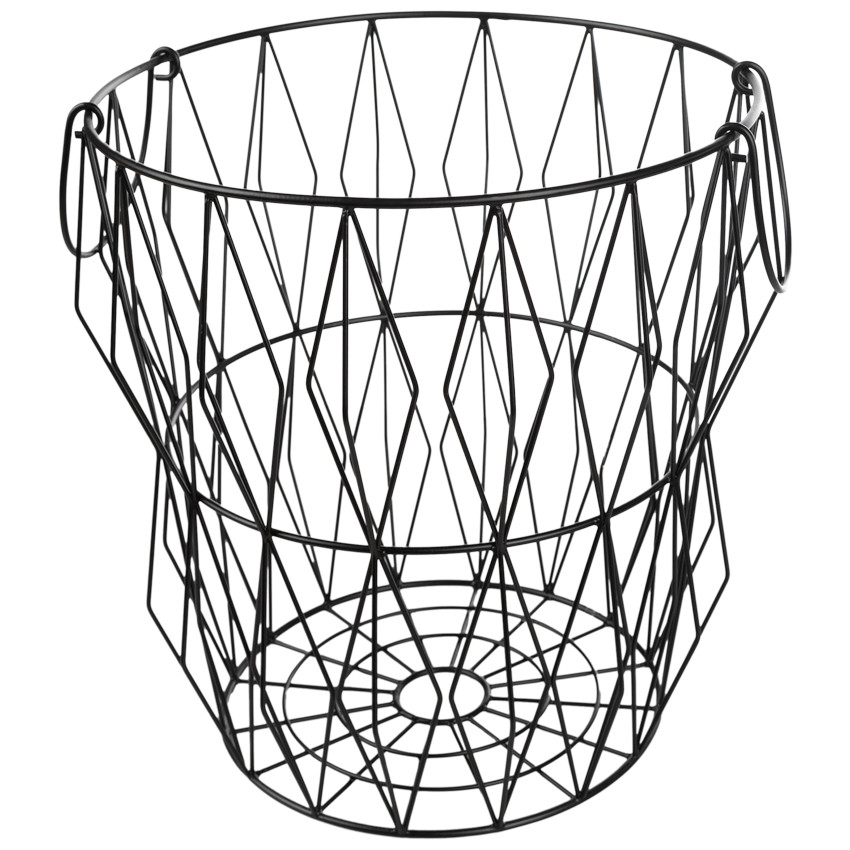 Panier de rangement en métal
