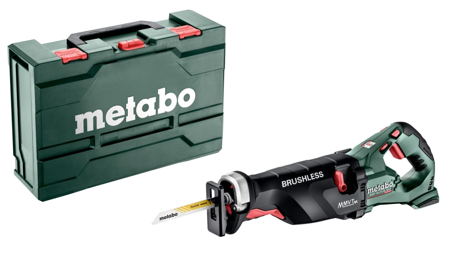 Metabo SSEP 18 LTX BL MVT 18V Li-ion Accu reciprozaag body in Metabox