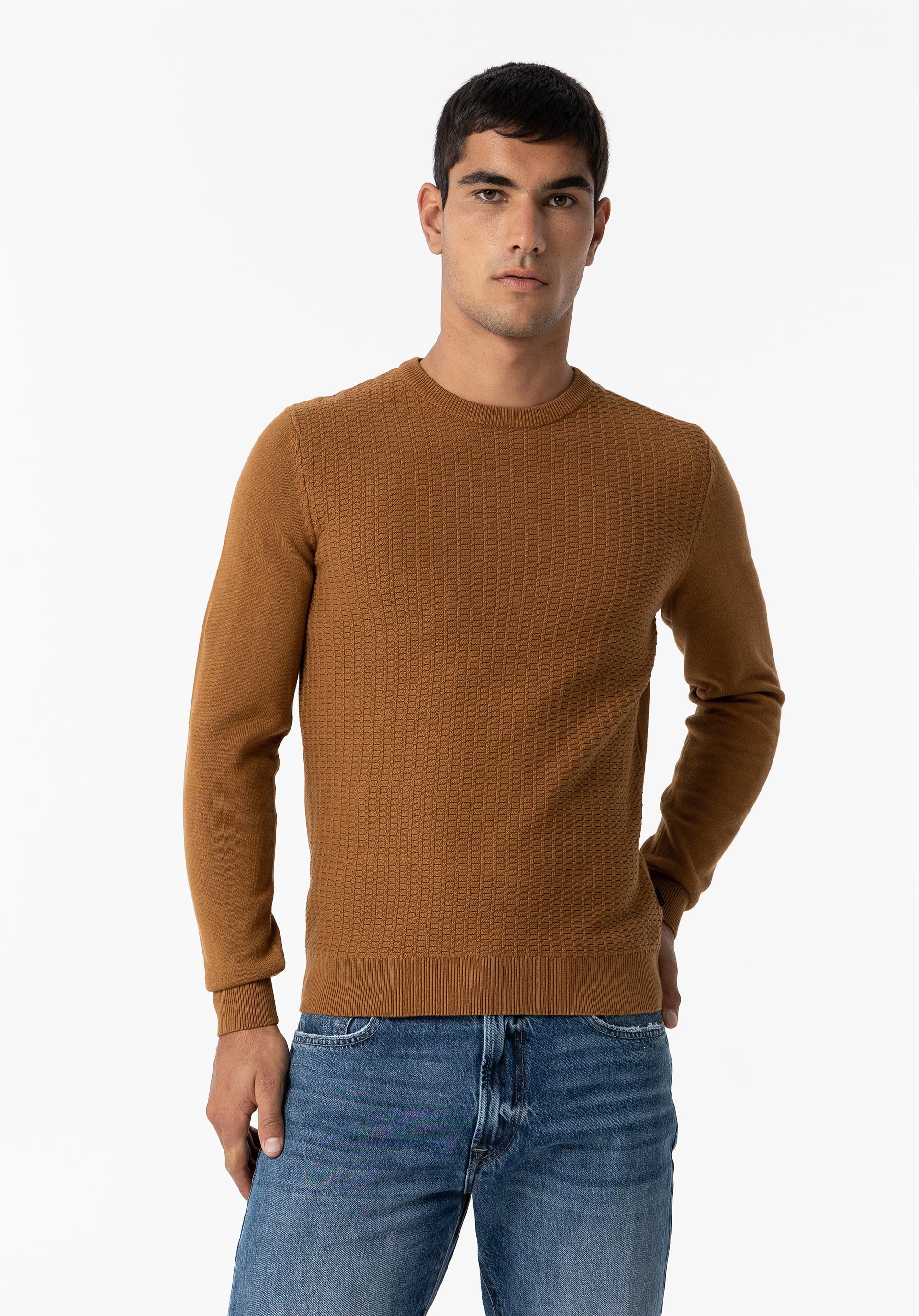 Camisola de Malha com Jacquard