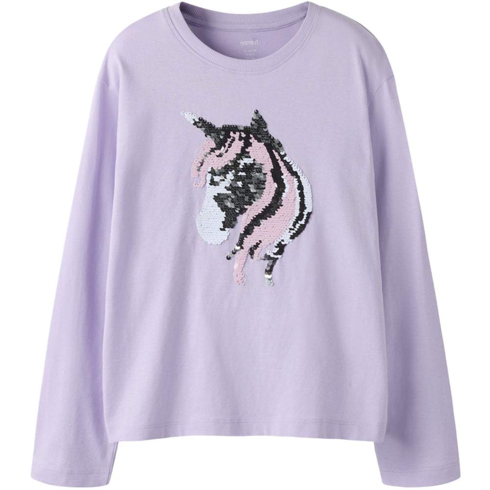 Køb Name It Pastel Lilac Nkfdassa Ls Nreg Top