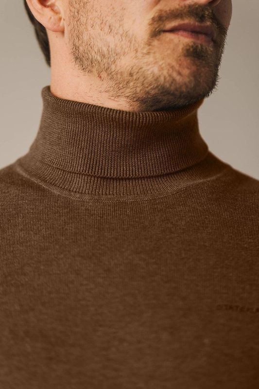 Only & Sons - Onsconnor Simple Life - Herensweater - Bruin - Regular Fit