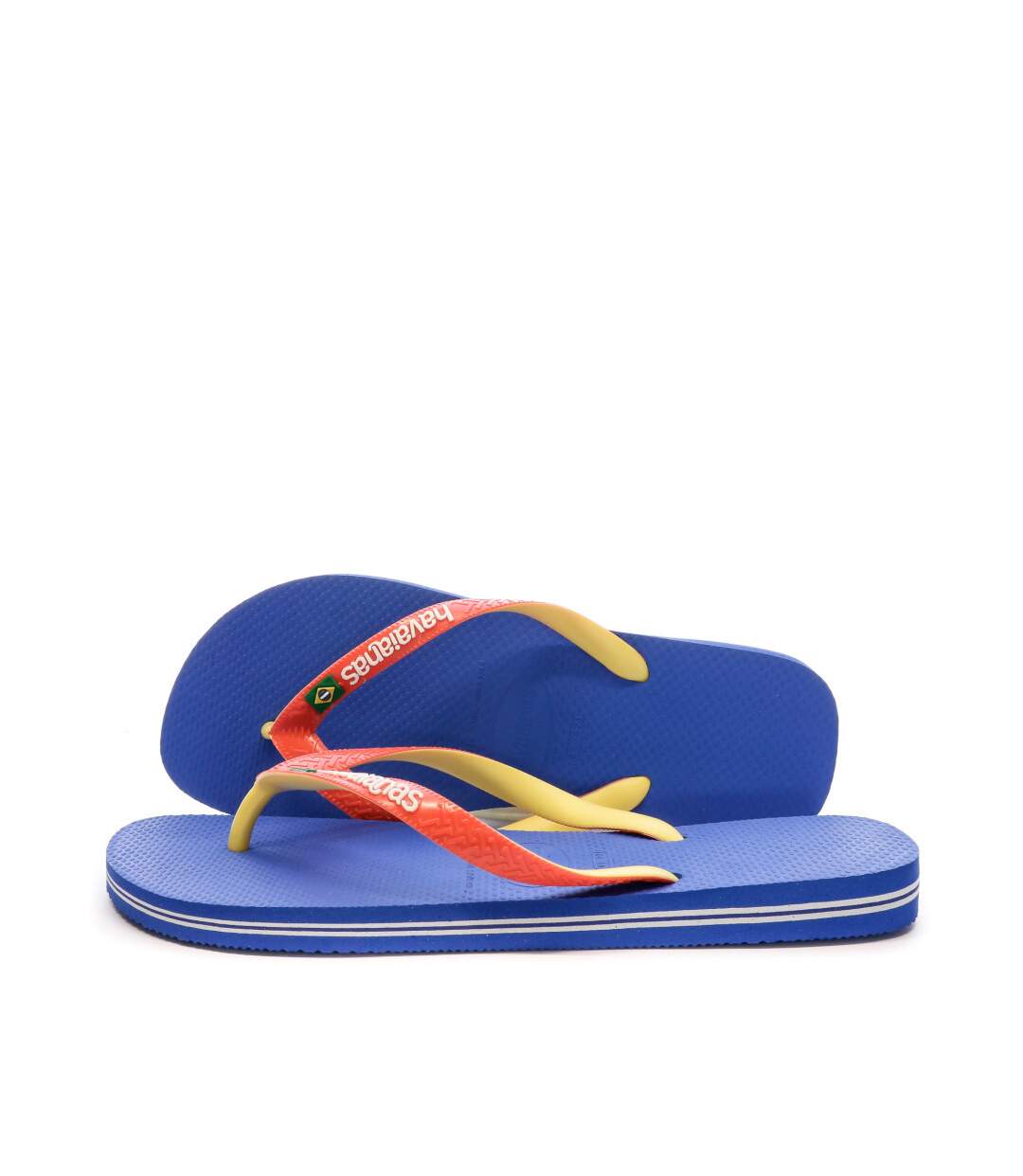 Tongs Bleu/Jaune Homme Havaianas Brasil Mix
