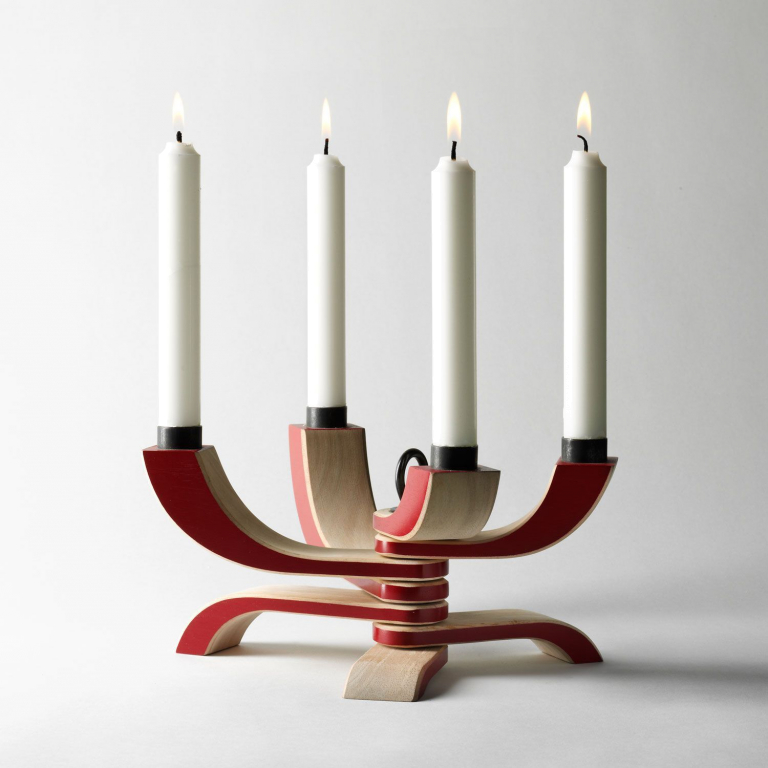 Design House Stockholm Nordic Light 4 kandelaar zwart