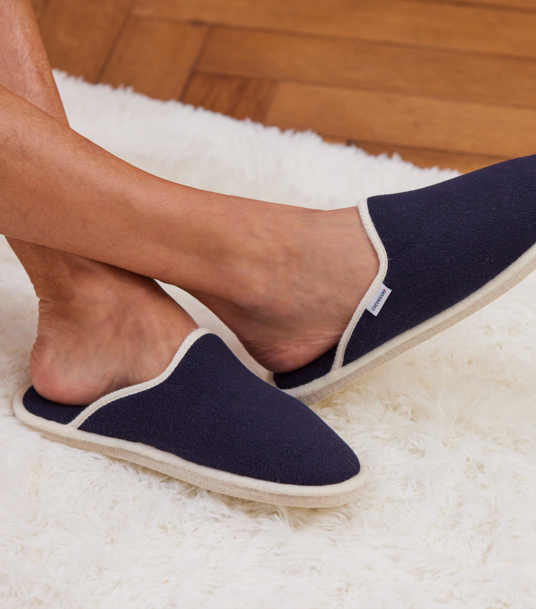 Mules Homme Marine