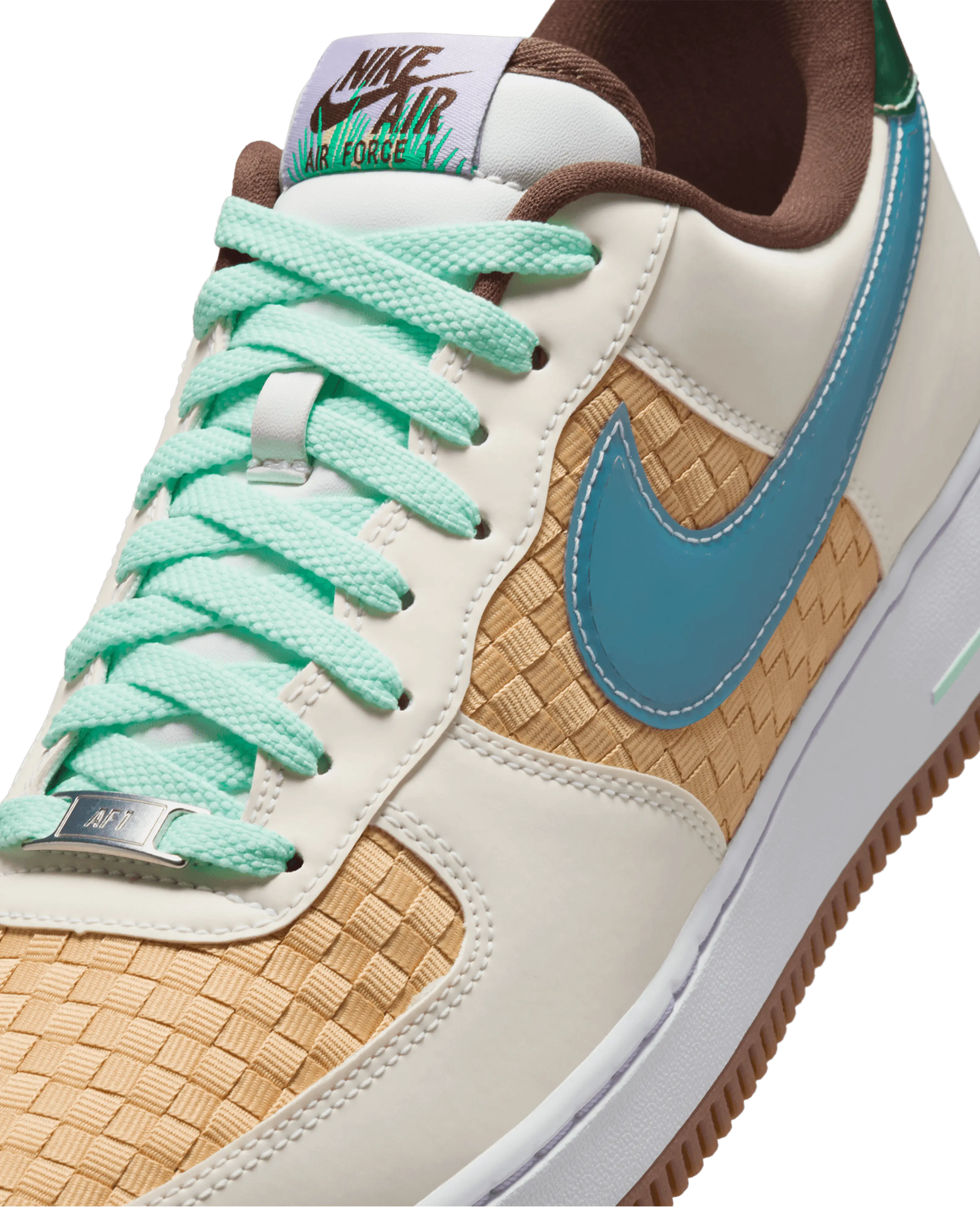 Nike Air Force 1 Retro (Summit White/Glacier Blue-Mint Foam)