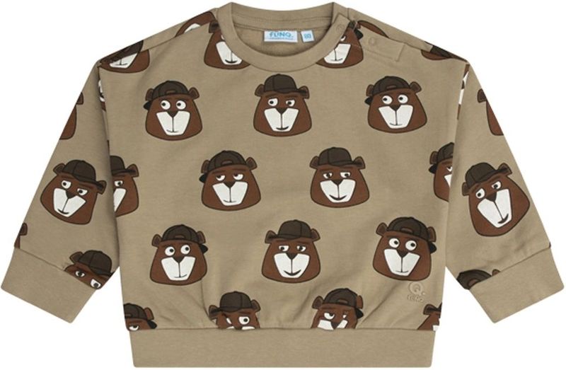 Flinq jongens sweater - Clay