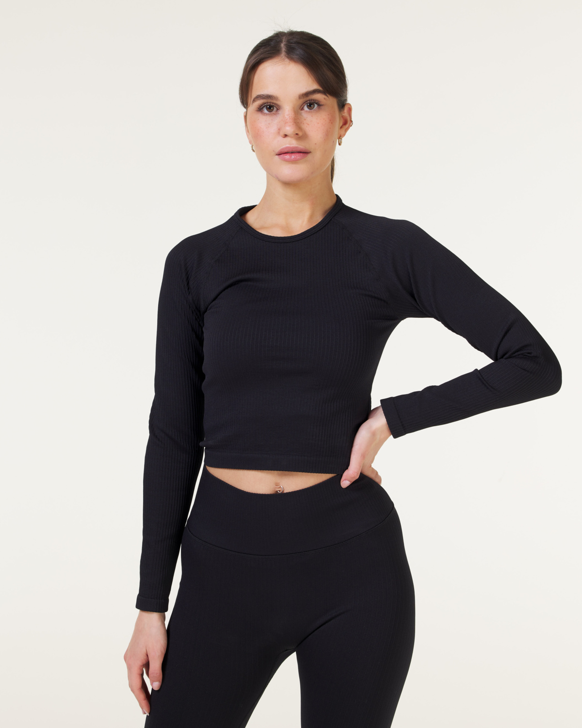 Bumpro Perfect Wide Rib Sweater Black