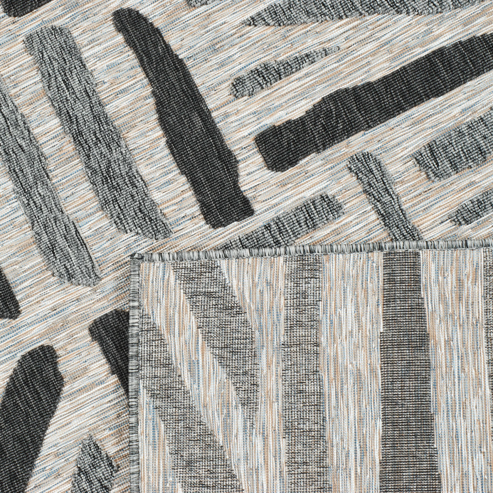 Tapis intérieur extérieur gris acapulco 1689 70 x 140 cm