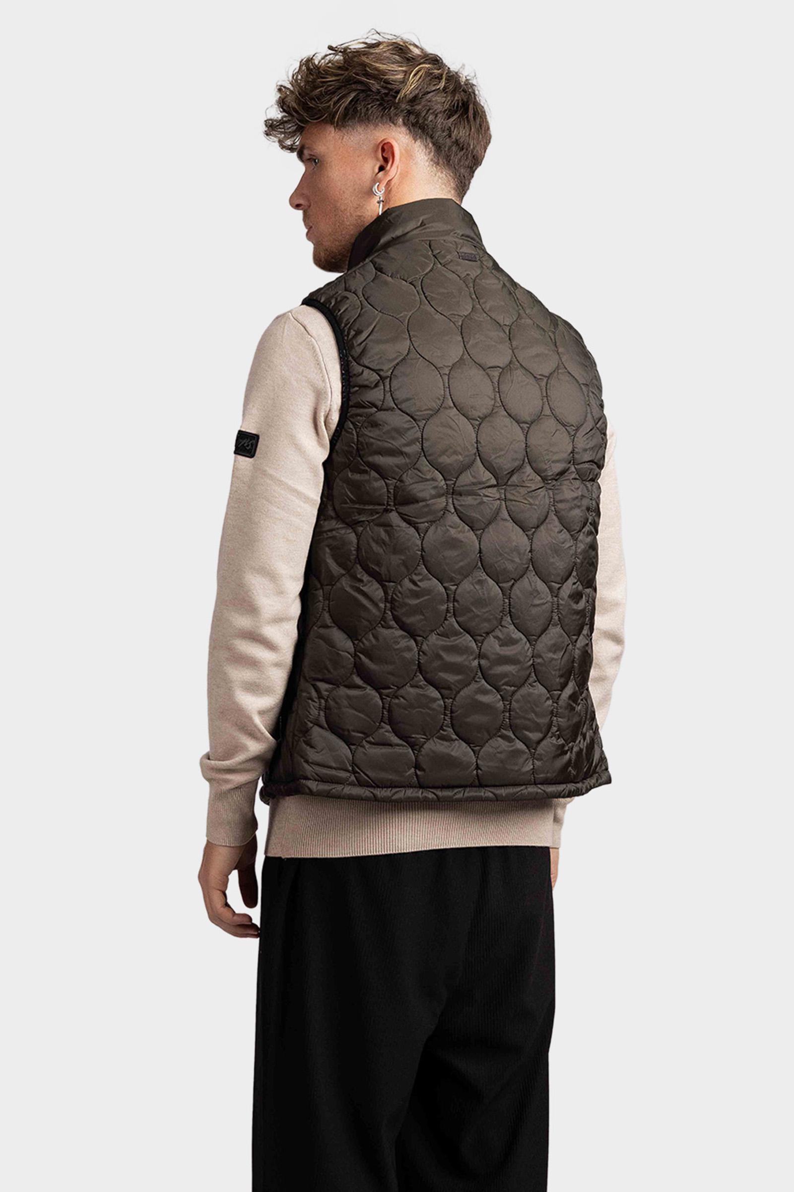 Quotrell Couture Dijon Bodywarmer Heren Groen