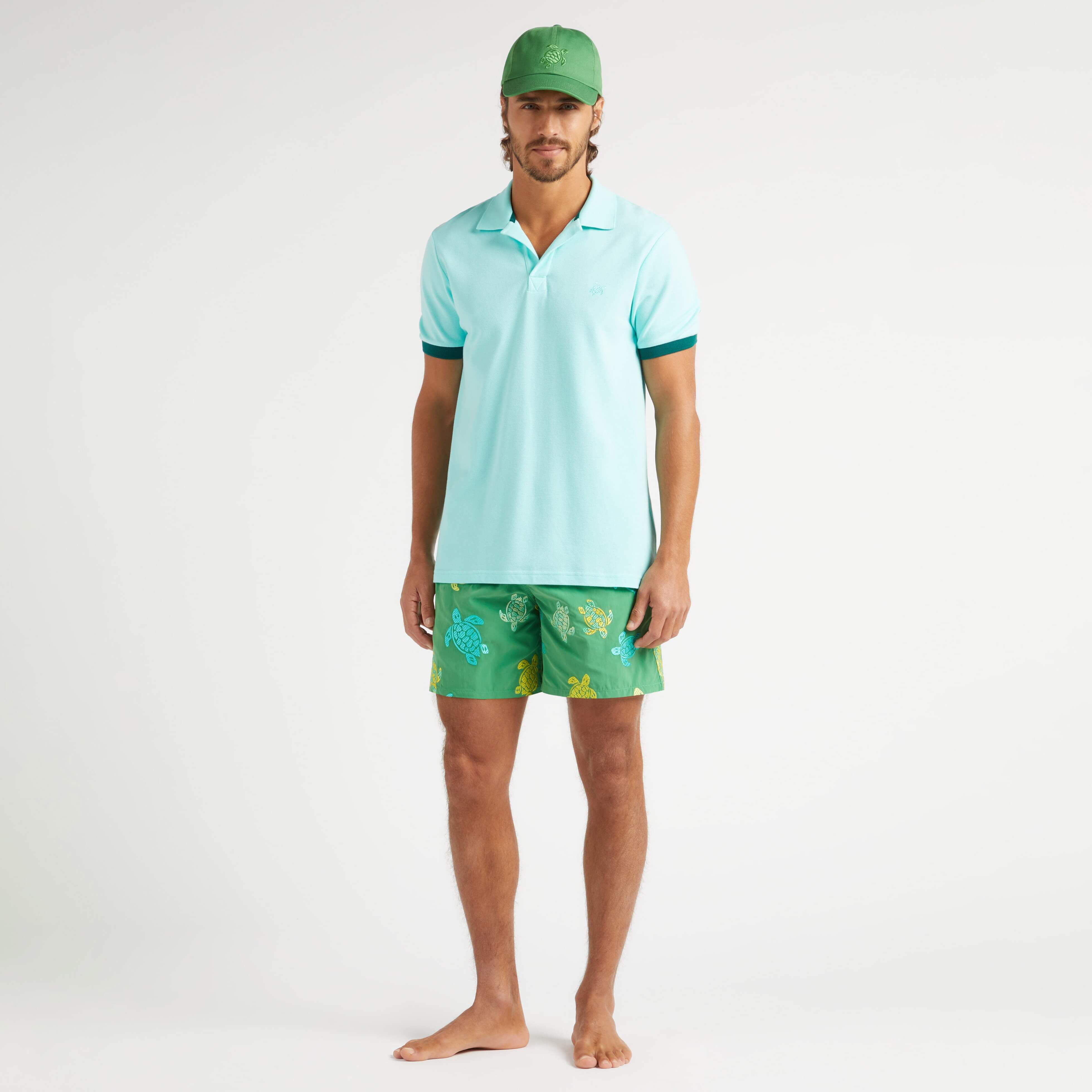 Polo en Piqué Coton Organique Homme Uni