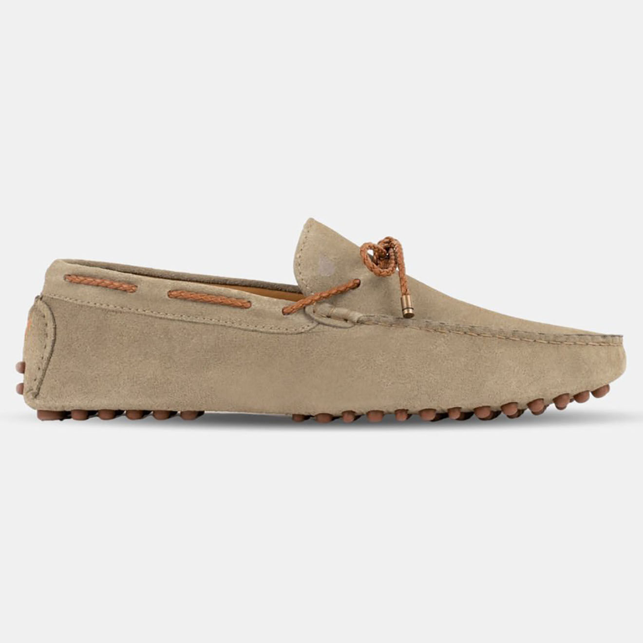 Bobbies Mocassins en Velours de Cuir Llyod verts