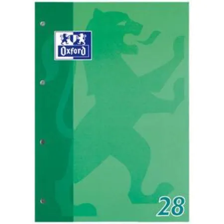 Oxford Schulblock,A4, 50 Blatt gelocht, Lineatur 28, SCRIBZEE®, Optik Paper®, sortiert