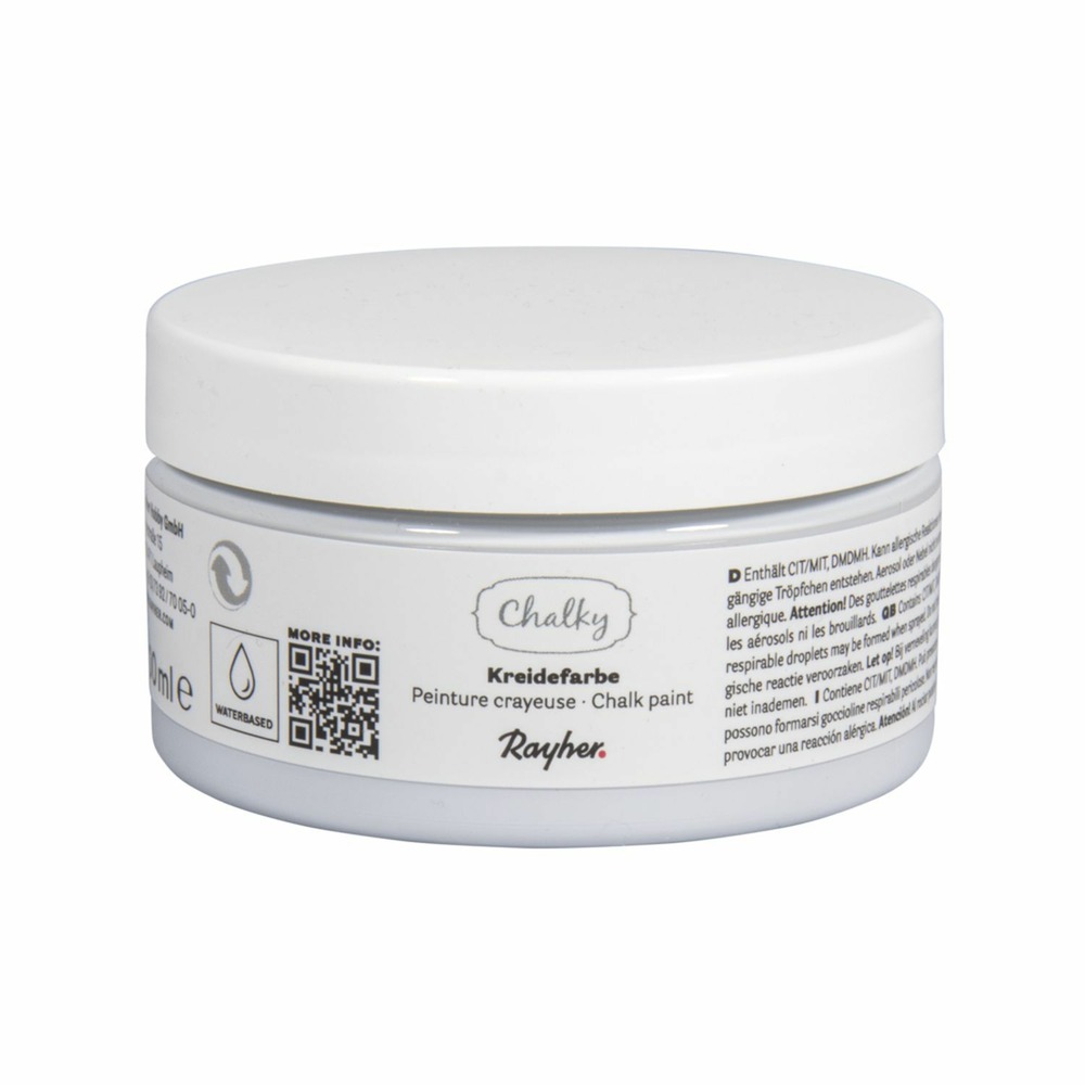 Peinture craie bleu pastel - chalky finish - 100 ml