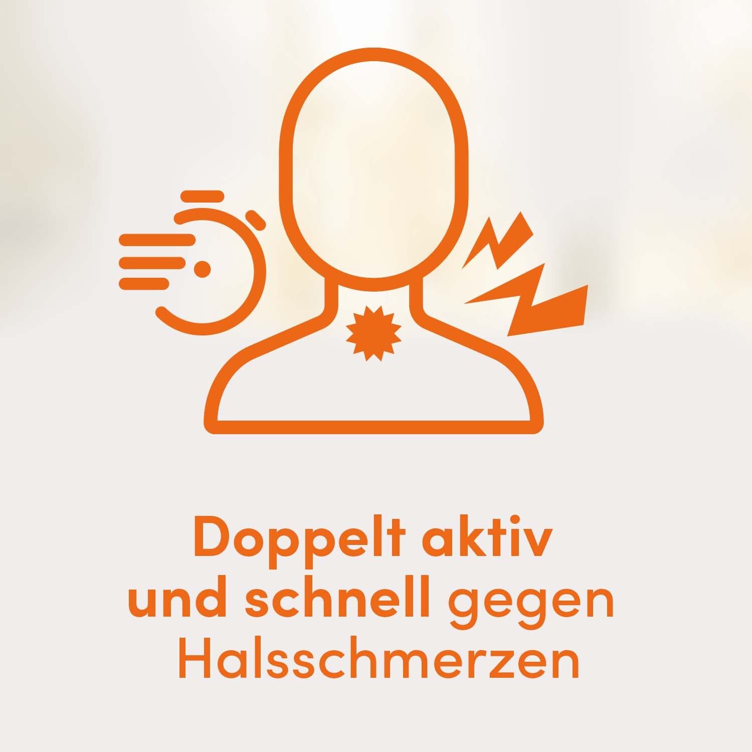 Lemocin gegen Halsschmerzen Honig-Zitrone