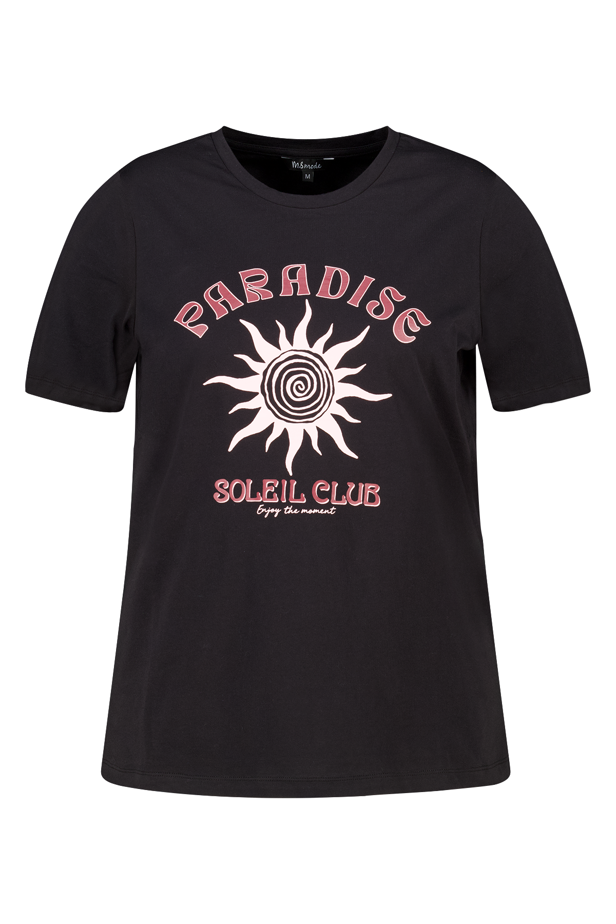 T-shirt met print Zwart