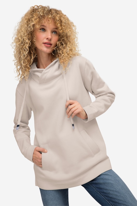 Sweatshirt, Stehkragen, Langarm
