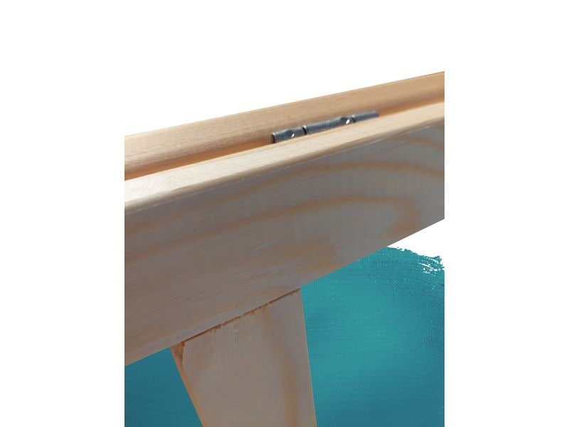 Holz Zollhaus Bockleiter aus Fichte 75 x 75 cm, Naturfarben Arbeitsbock