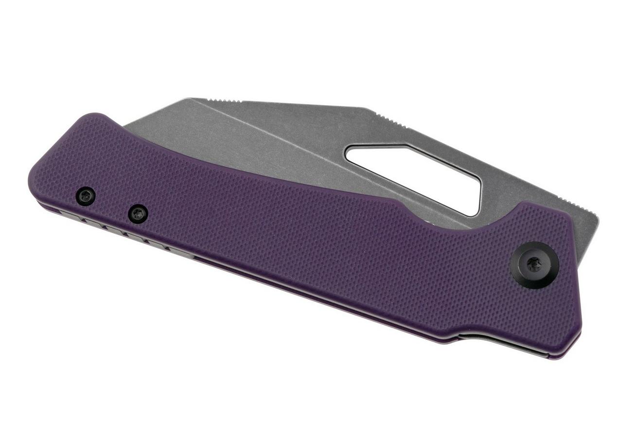 Kansept Egress T1033A3 Purple G10, Blackwashed 14C28N, zakmes