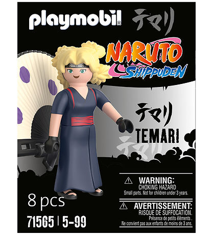 Playmobil Naruto - Temari - 71565 - 8 Dele