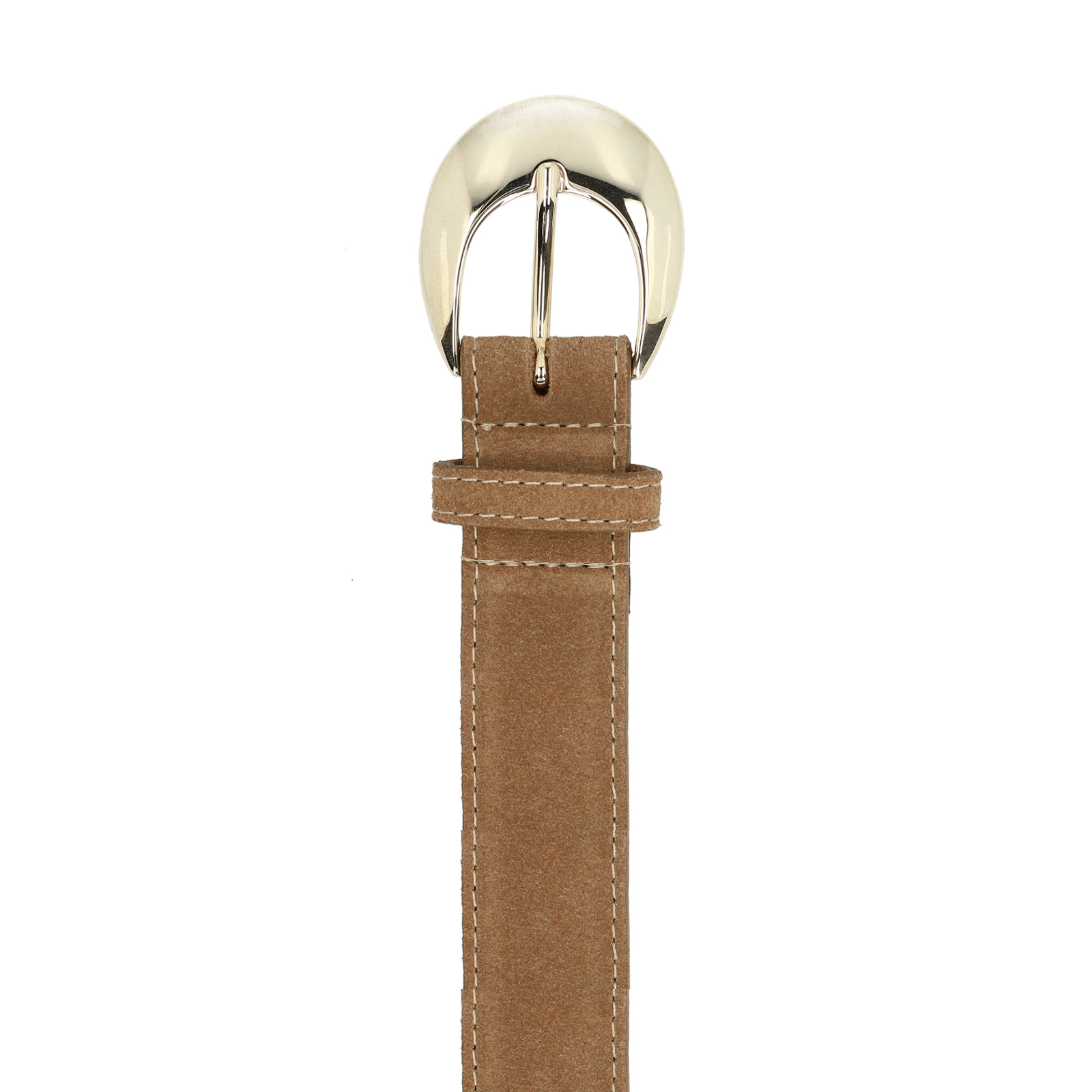 Taupe suède riem