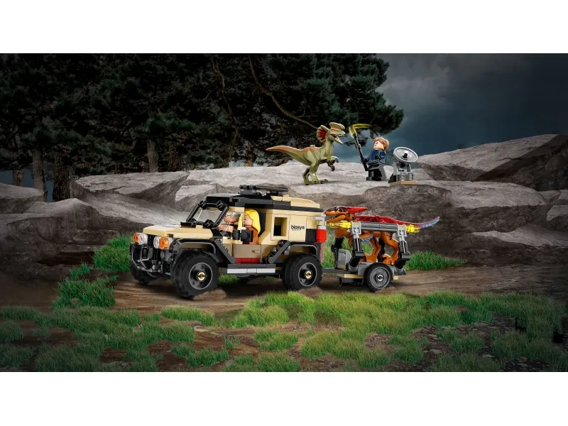 LEGO Jurassic World 76951 Pyroraptor og dilophosaurus-transport