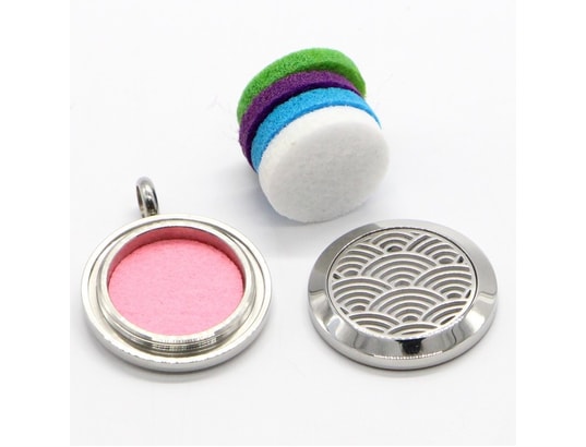 ZEN AROME - Collier d'aromathérapie vague zen
