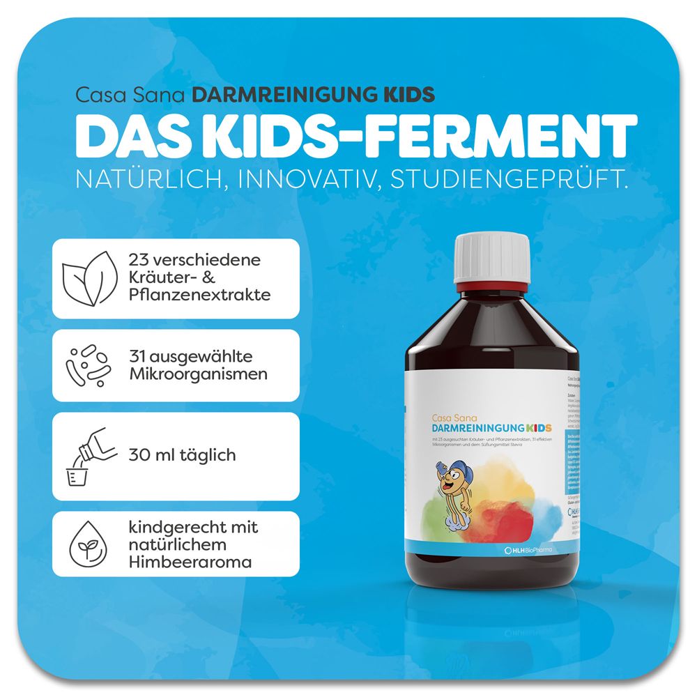 Casa Sana DARMREINIGUNG KIDS, Darmsanierung mit effektiven Mikroorganismen