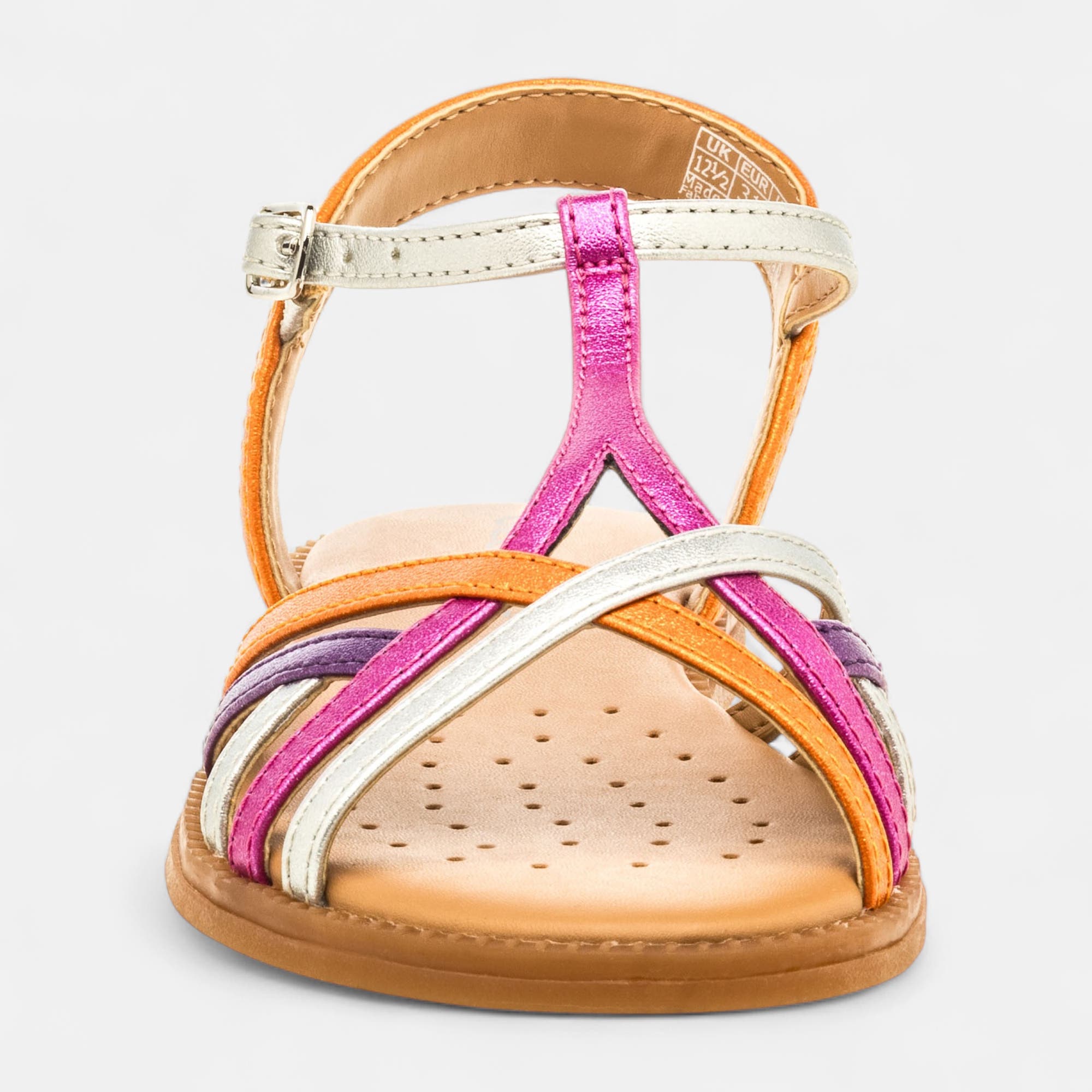 Nu-pieds Fille multicolore