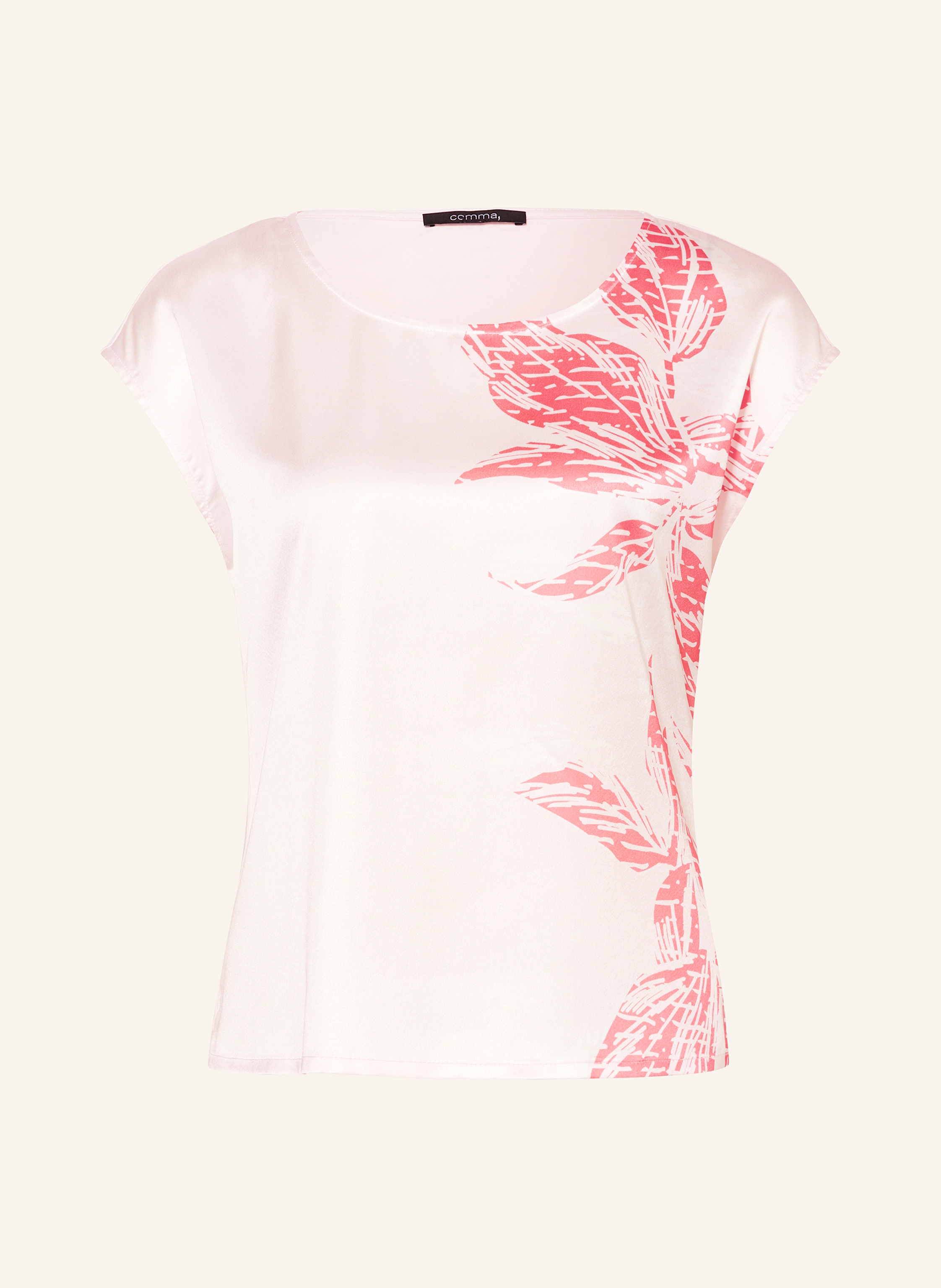 comma Blusenshirt im Materialmix