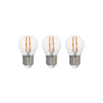 Handson LED-filament kogel E27 4W=40W 470LM 3st.
