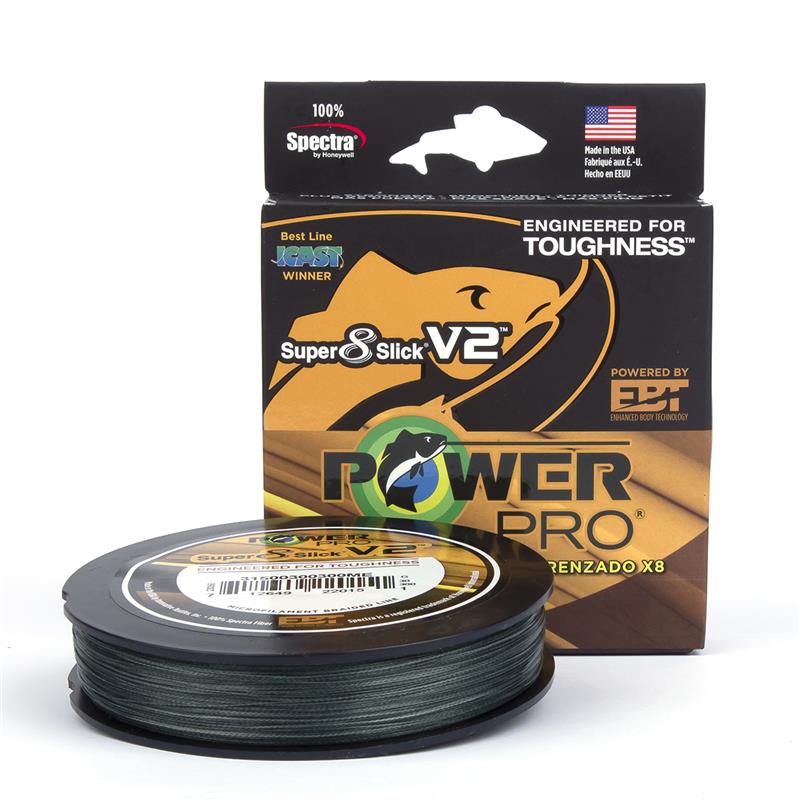 Tresse Power Pro Sup 8 Slick V2 - 275M - Moss Green