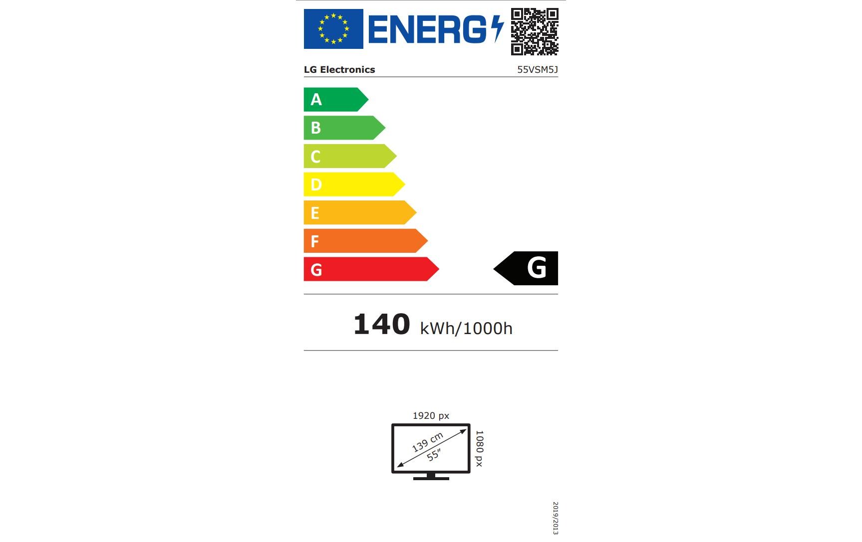 Videowall Display 55VSM5J-H 55 