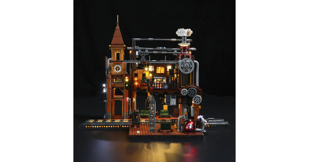LumibricksSteampunk World - Steampunk Train Station Constructiespeelgoed  (F9007V2.0)