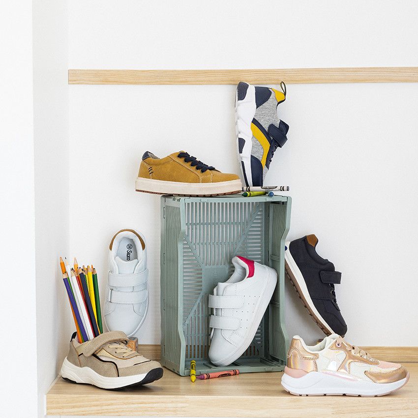 Baskets de sport avec détails irrisés pour fille - Multicolore