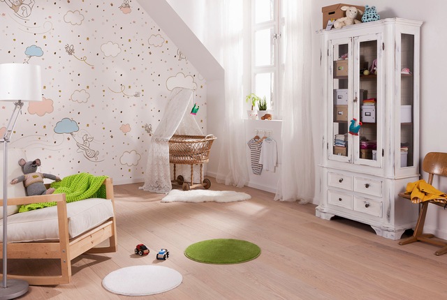Komar Fototapete »Digitaldruck Vlies -  Winnie the Pooh Wind Dance - Grösse 300 x 250 cm« bedruckt glatt Kinderzimmer