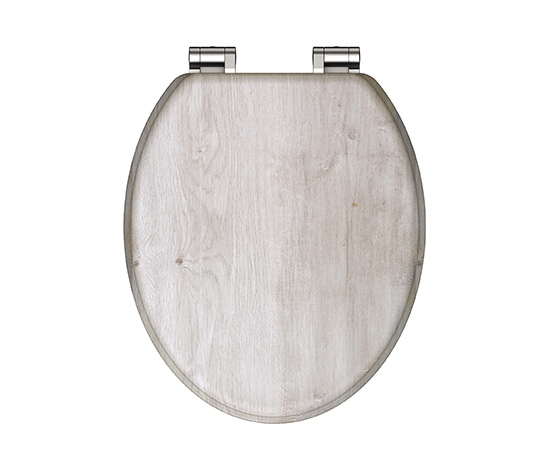 MDF-WC-Sitz »LIGHT WOOD«
