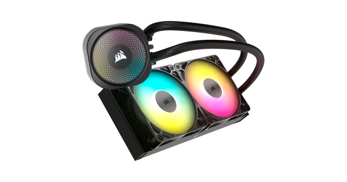 CorsairNAUTILUS 240 RS ARGB waterkoeling  (Zwart, 4-pins PWM fan-connector)