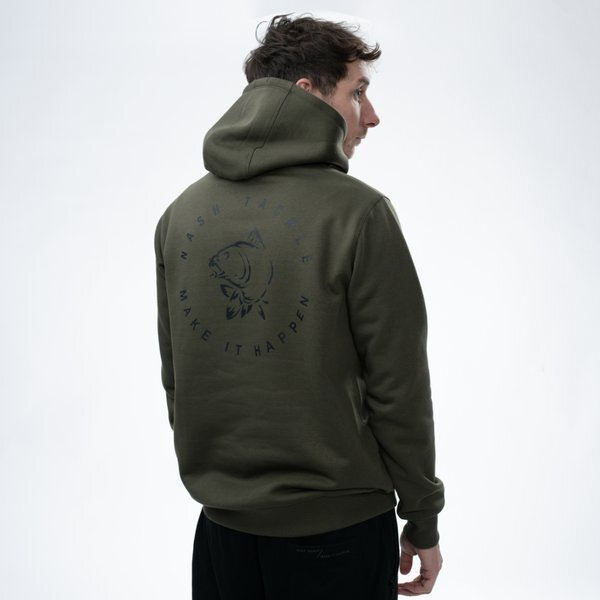 Sweat à Capuche Nash Make It Happen Carp Logo Hoody Green