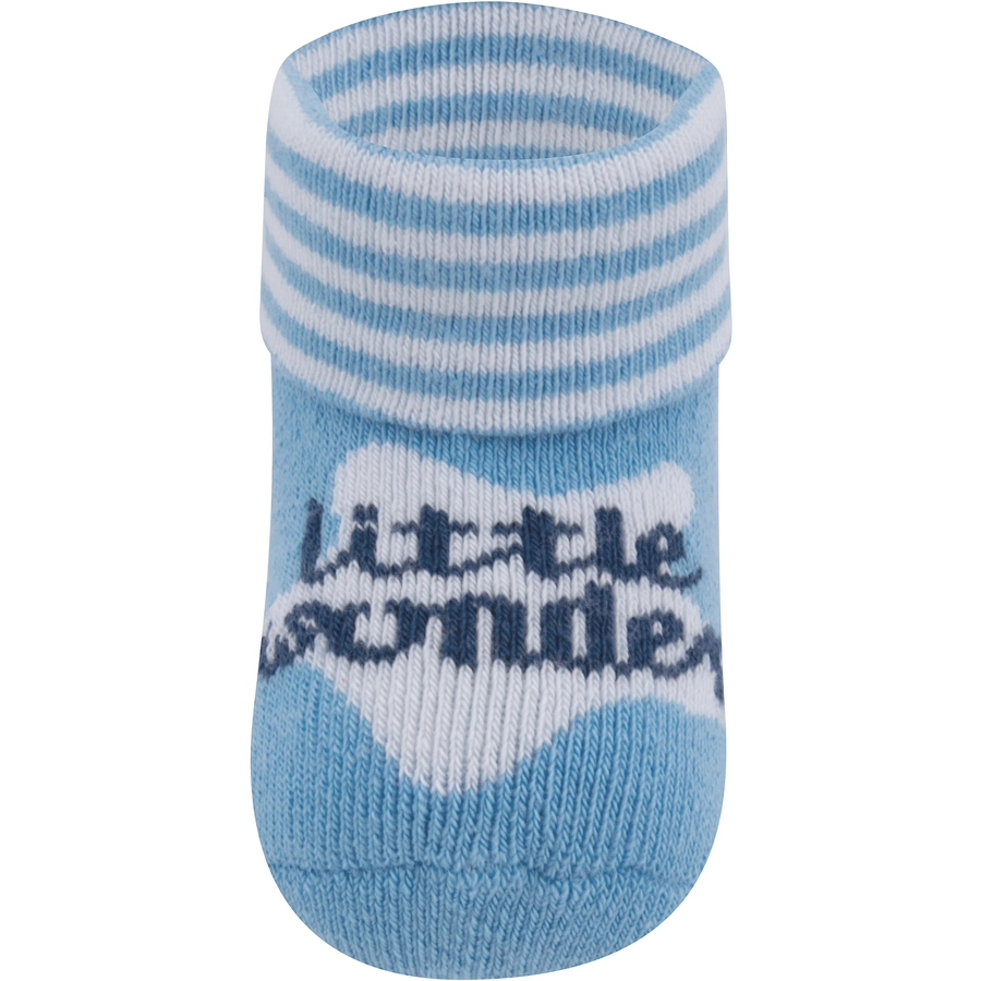 Ewers Erstlingssocken 4er-Pack Little Wonder blau