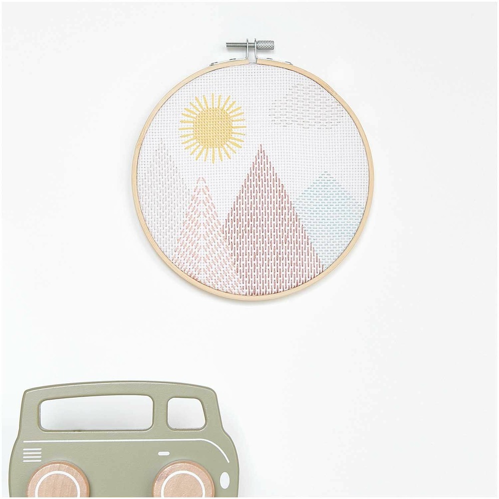 Kit de broderie sashiko montagne