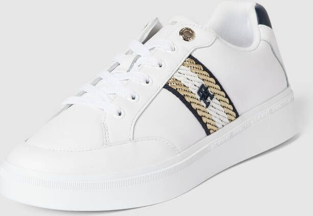Tommy Hilfiger Rechtbank Sneaker MET Webbing White Unisex