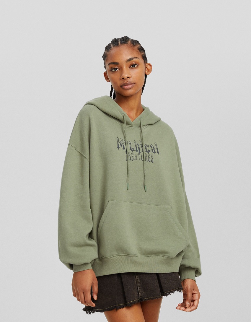 Moletom oversized estampado
